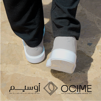 Mocassin Addler en gris