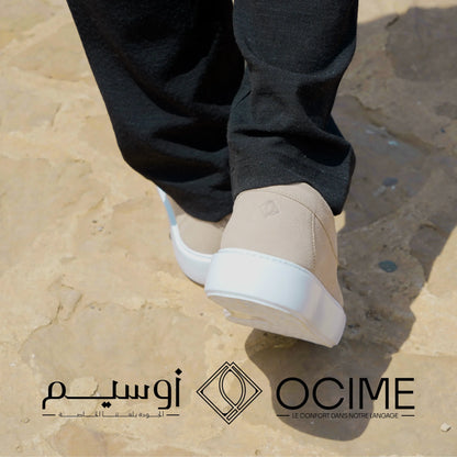 Mocassin Addler en Biege