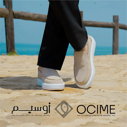 Mocassin Addler en Biege