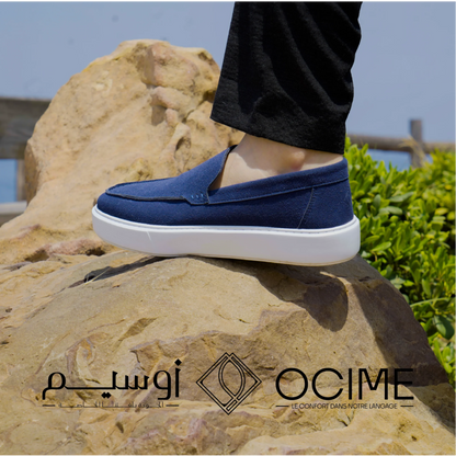 Mocassin Addler en Bleu