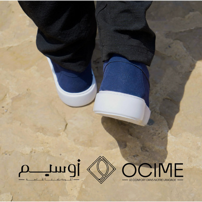 Mocassin Addler en Bleu