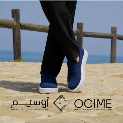 Mocassin Addler en Bleu