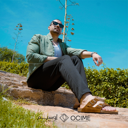 Sandale Ocime Daim en Marron