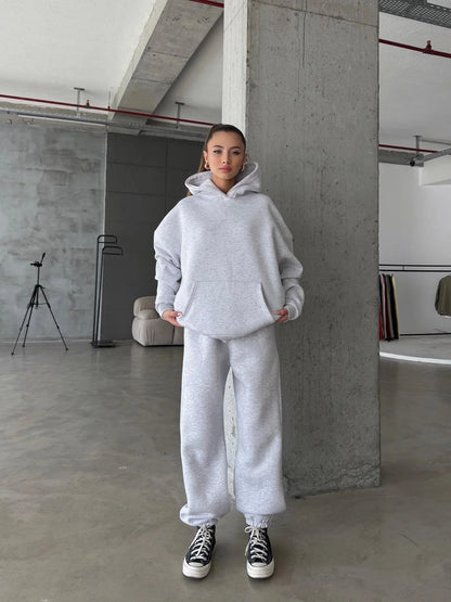 ensemble femme gris claire