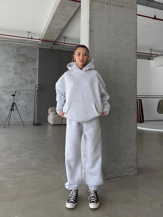 ensemble femme gris claire