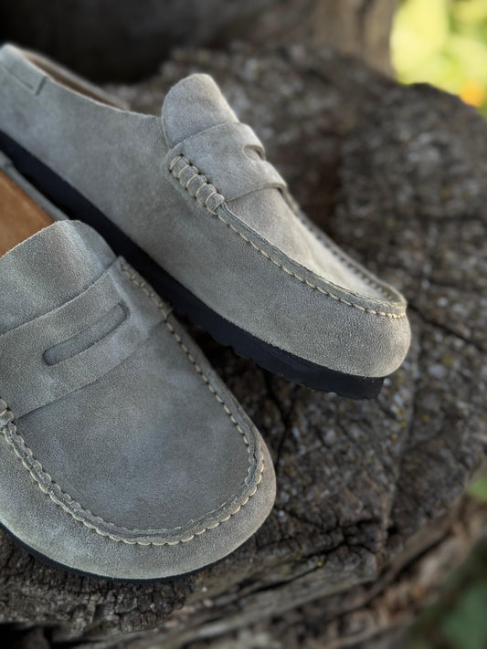 Naples ocime en daim vert clair